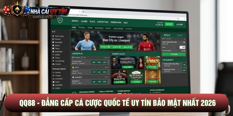 QQ88 - Đẳng Cấp Cá Cược Quốc Tế Uy Tín Bảo Mật Nhất 2026